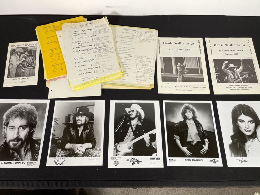 1984 TV Script To 'A Country Party' (Filmed On USS Constellation Naval Air Station San Diego) And Band Headshots And Country Music Ephermera: Hank Williams Jr., Waylon Jennings [Photo 1]