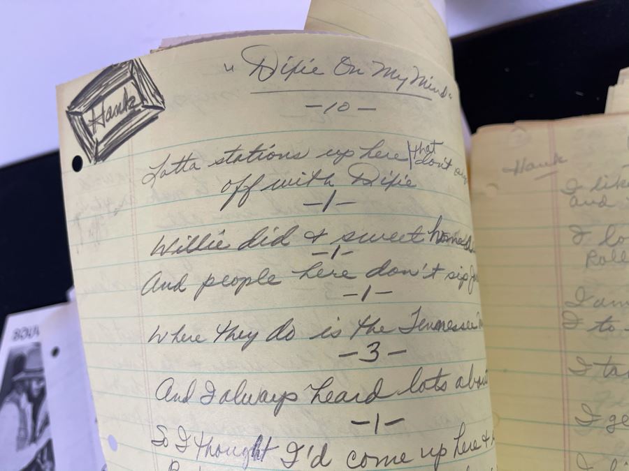 1984 TV Script To 'A Country Party' (Filmed On USS Constellation Naval Air Station San Diego) And Band Headshots And Country Music Ephermera: Hank Williams Jr., Waylon Jennings [Photo 18]