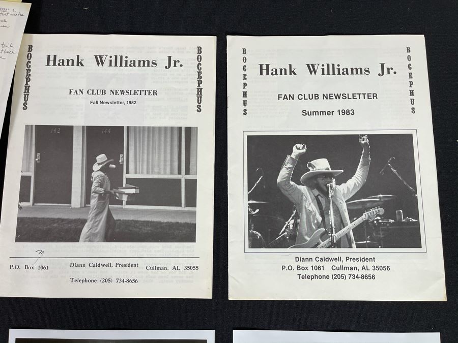 1984 TV Script To 'A Country Party' (Filmed On USS Constellation Naval Air Station San Diego) And Band Headshots And Country Music Ephermera: Hank Williams Jr., Waylon Jennings [Photo 8]