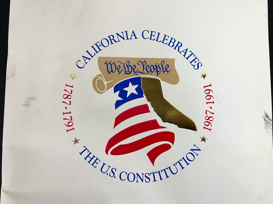 Rose Bowl Parade Float 'California Celebrates The U.S. Constitution: We The People' Press Release Information Ephemera Including D.J. Jazzy Jeff & The Fresh Prince JIVE B&W Photo Headshot [Photo 19]