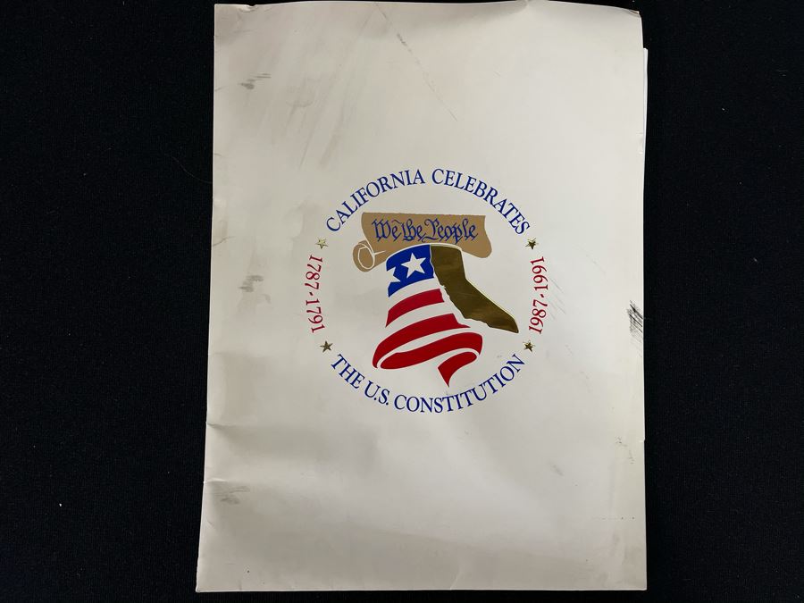 Rose Bowl Parade Float 'California Celebrates The U.S. Constitution: We The People' Press Release Information Ephemera Including D.J. Jazzy Jeff & The Fresh Prince JIVE B&W Photo Headshot [Photo 18]