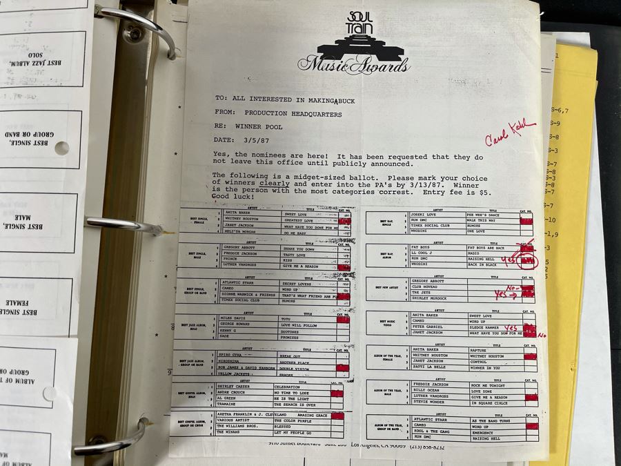 1987 TV Script 1ST Annual Soul Train Music Awards [Photo 19]