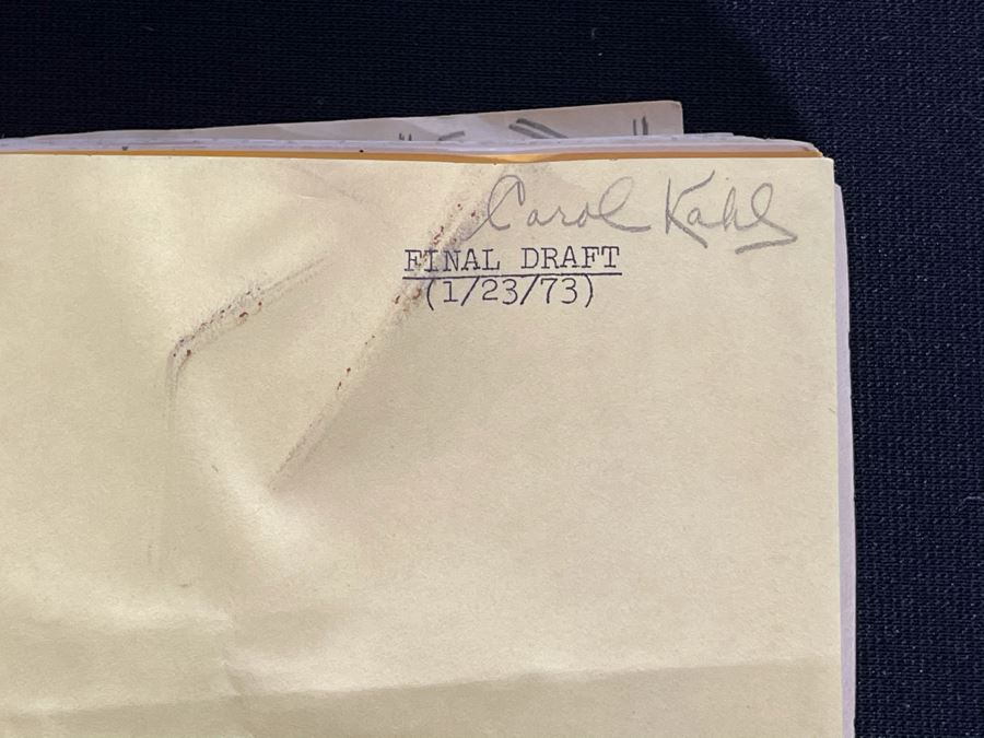 1973 Final Draft TV Script To NBC TV's Special 'Keep U.S. Beautiful' [Photo 3]
