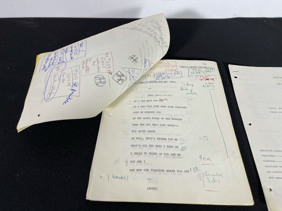 1976 Final Draft NBC TV Script To 'Mac Davis Show' Tape #109 [Photo 10]