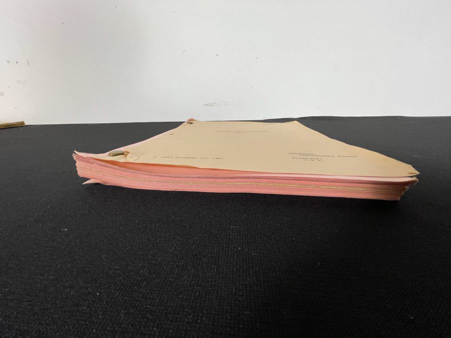 1985 First Draft TV Script To 'The Adventures Of Teddy Ruxpin' Part I [Photo 7]