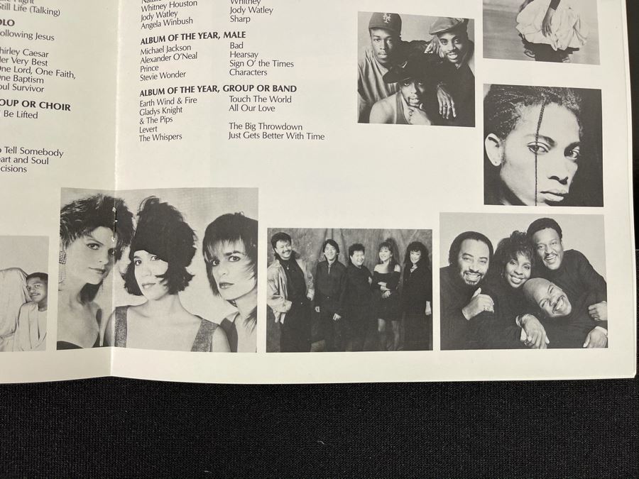 (3) Programs Of The Second Annual Soul Train Music Awards Nominations: Best Single - Michael Jackson Bad [Photo 9]