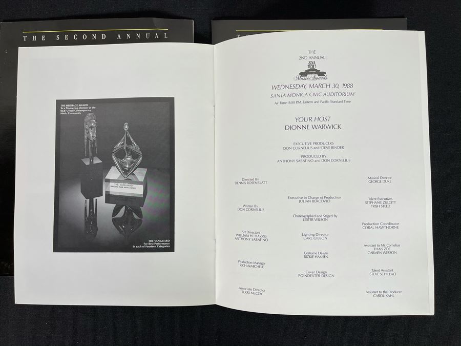 (3) Programs Of The Second Annual Soul Train Music Awards Nominations: Best Single - Michael Jackson Bad [Photo 10]