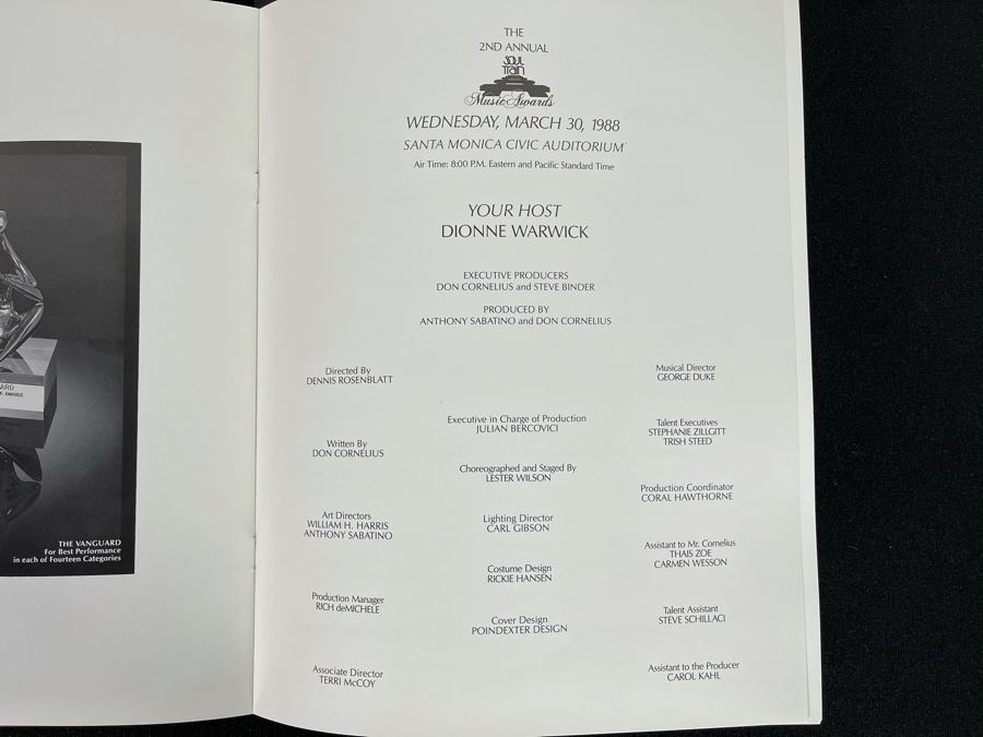 (3) Programs Of The Second Annual Soul Train Music Awards Nominations: Best Single - Michael Jackson Bad [Photo 11]