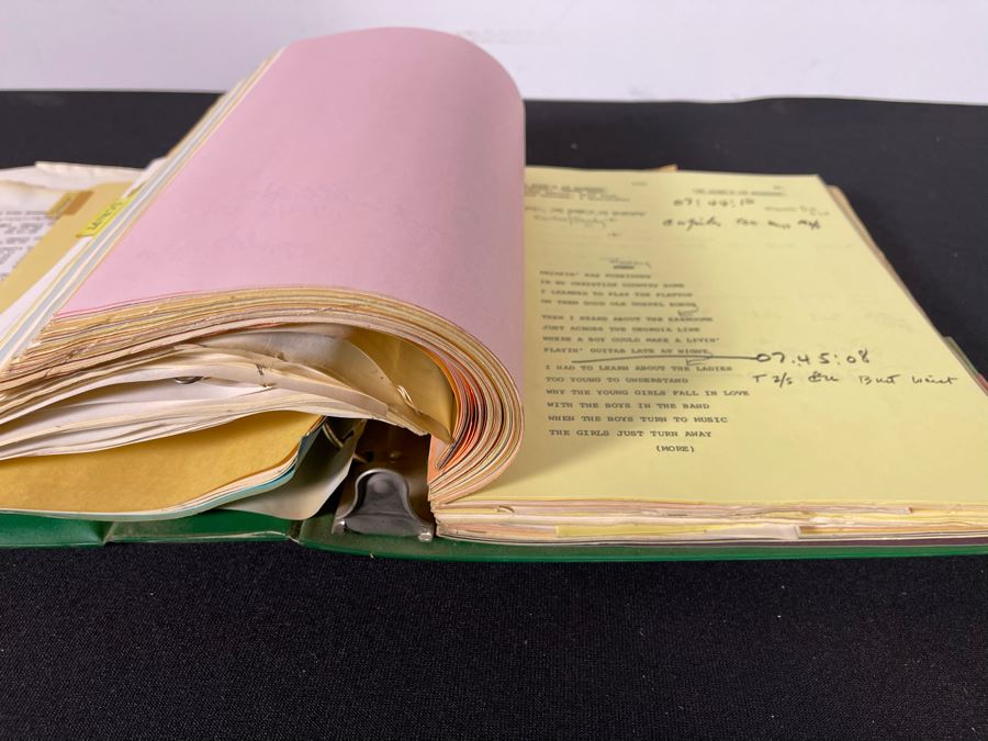 1984 First Draft TV Script To 'A Star Spangled Country Party' With Hank Williams Jr., Waylon Jennings [Photo 15]