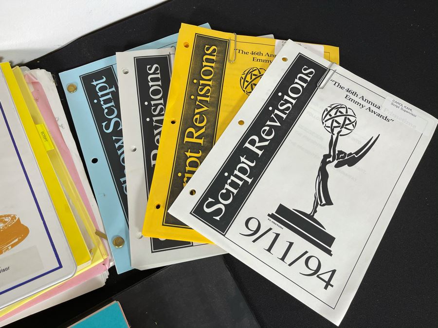 TV Scripts To The Annual Primetime Emmy Awards On CBS 1993,1994,1996,1997 [Photo 10]