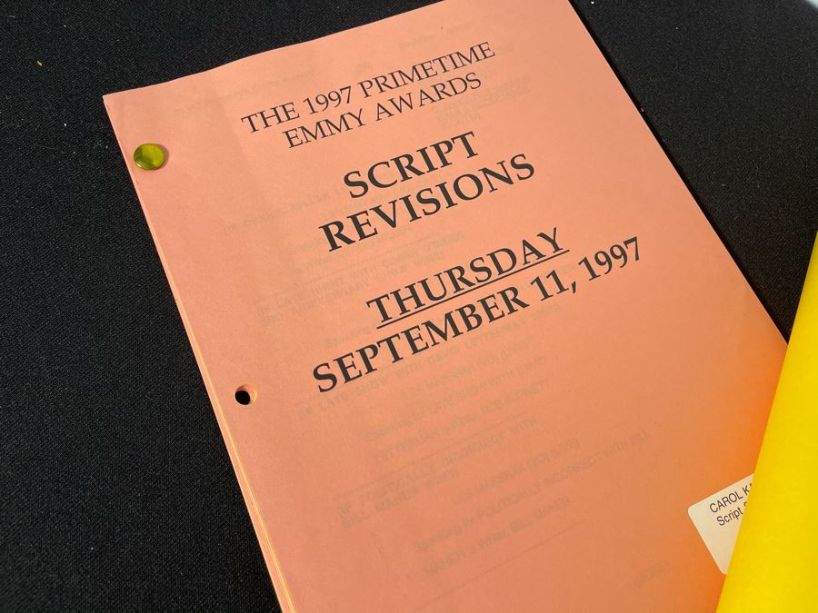 TV Scripts To The Annual Primetime Emmy Awards On CBS 1993,1994,1996,1997 [Photo 8]