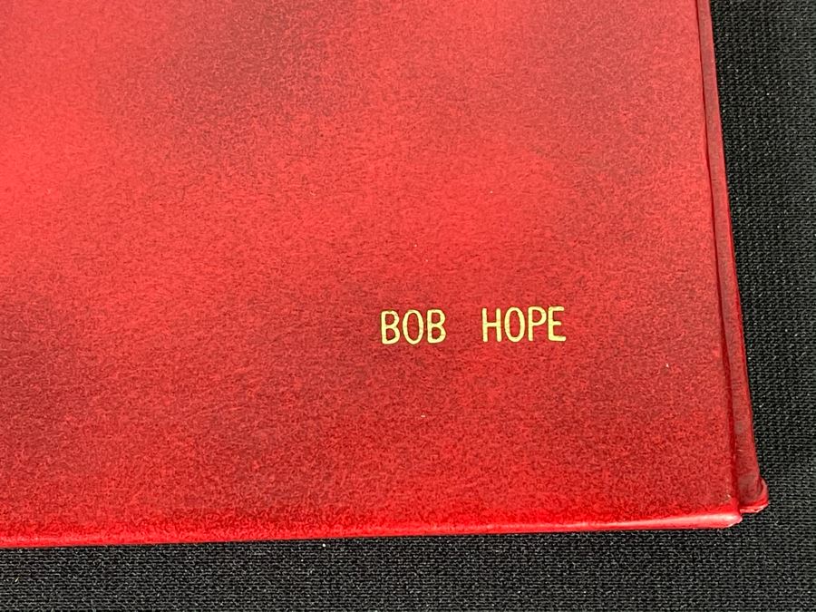 The Andy Williams Show Binder Personalized To Bob Hope [Photo 3]