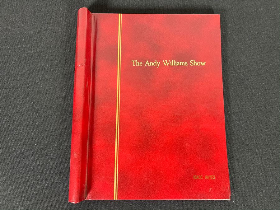 The Andy Williams Show Binder Personalized To Isaac Hayes [Photo 2]