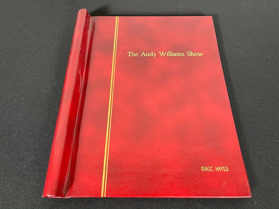 The Andy Williams Show Binder Personalized To Isaac Hayes [Photo 1]