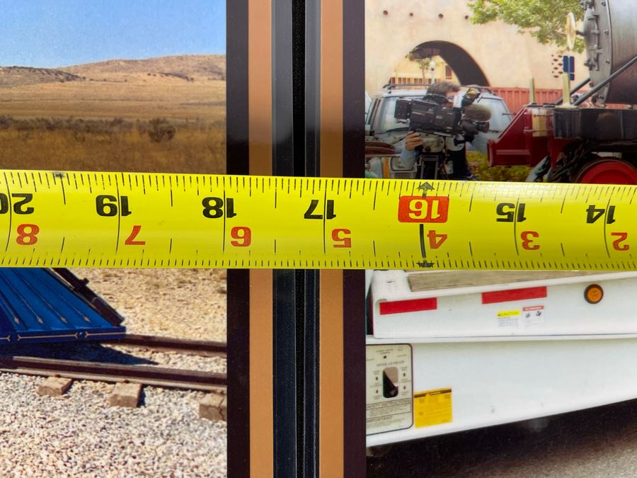 (2) Laminated Disneyland Railroad Trains Photographs With Addition Pair Of Train Photos 17 X 11 [Photo 9]