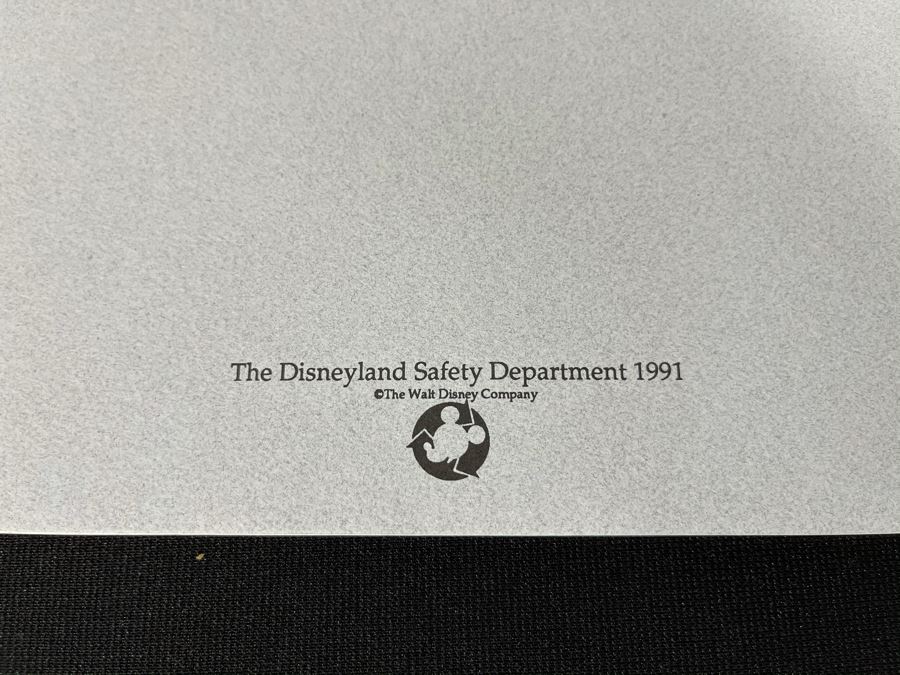 Disneyland Ephermera Safe Awareness Safety Guide 1991 [Photo 10]