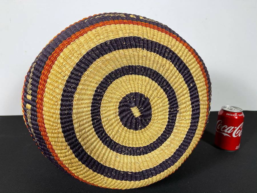 Alafiia Woven Basket Handmade In Ghana 16 X 15 [Photo 7]