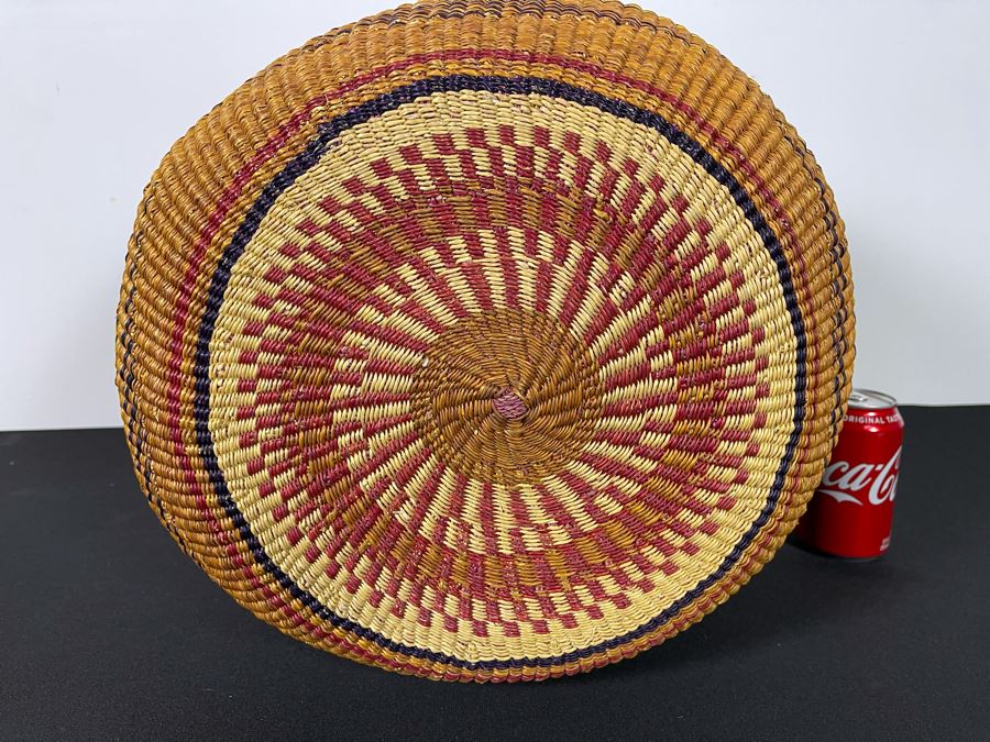 Alafiia Woven Basket Handmade In Ghana 18 X 15 [Photo 5]