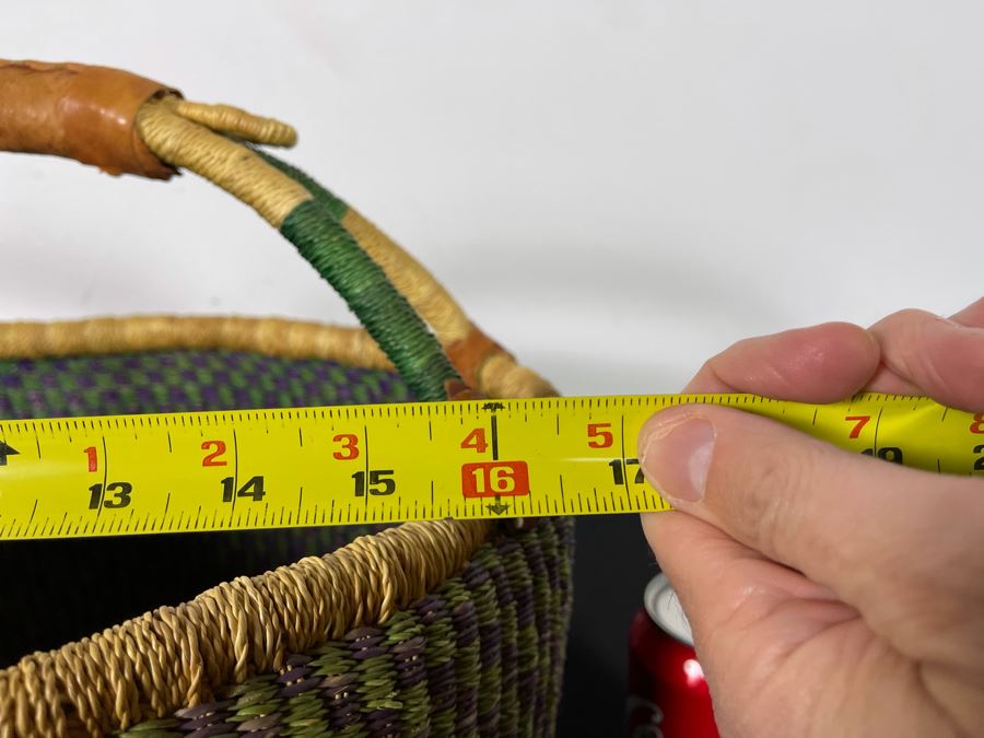 Alafiia Woven Basket Handmade In Ghana 17 X 12 [Photo 5]