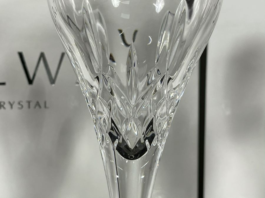 (2) New Sets Of Galway Crystal Claddagh Wine Pair Glasses 7.5H Retails $180 [Photo 6]