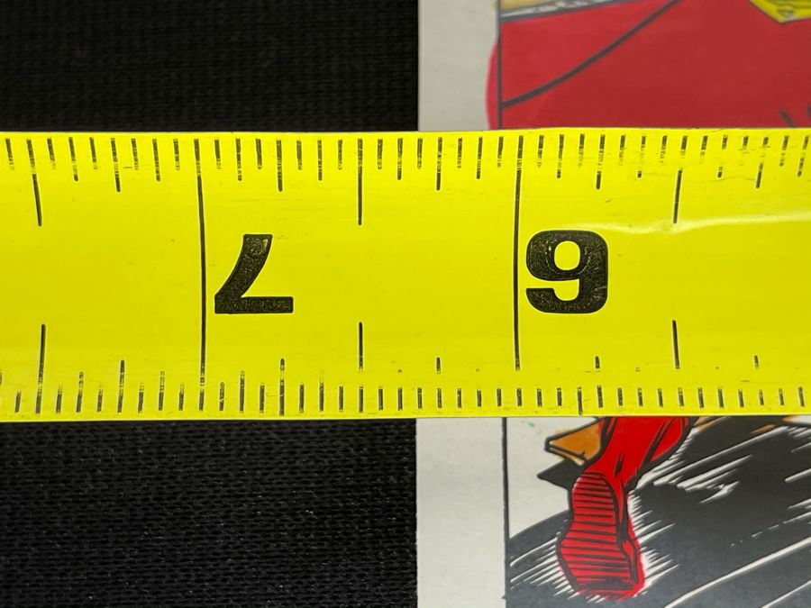 Original Superman Hand Colored Comic Book Page Artwork With Color Codes Comic Book Inker With Certificate Of Authenticity 6.25 X 10 [Photo 10]