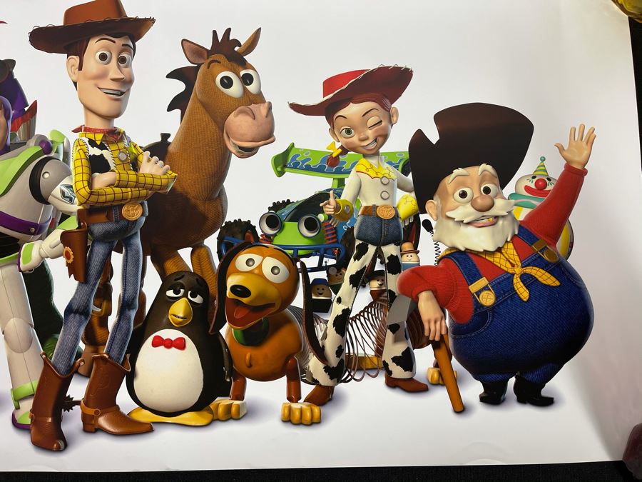Rare Pixar Disney Toy Story 2 Poster 39' X 16' [Photo 4]