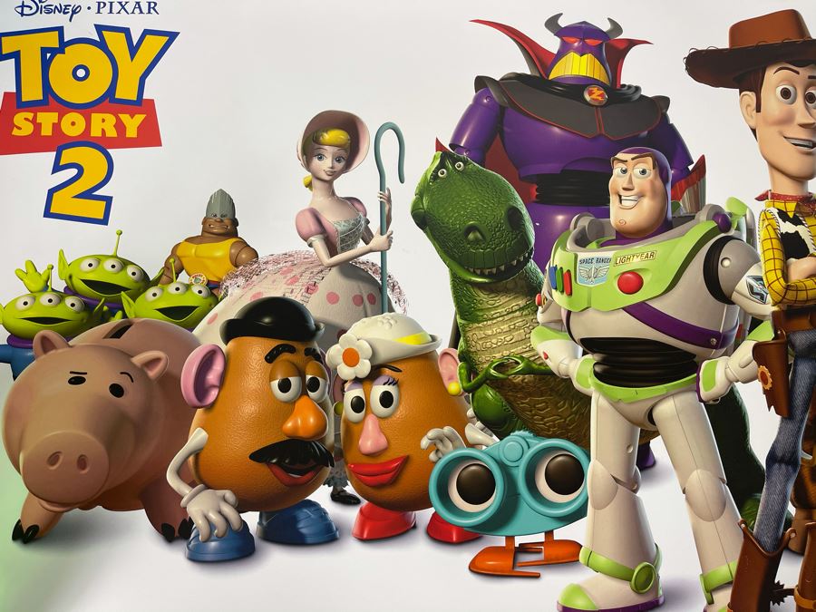 Rare Pixar Disney Toy Story 2 Poster 39' X 16' [Photo 6]