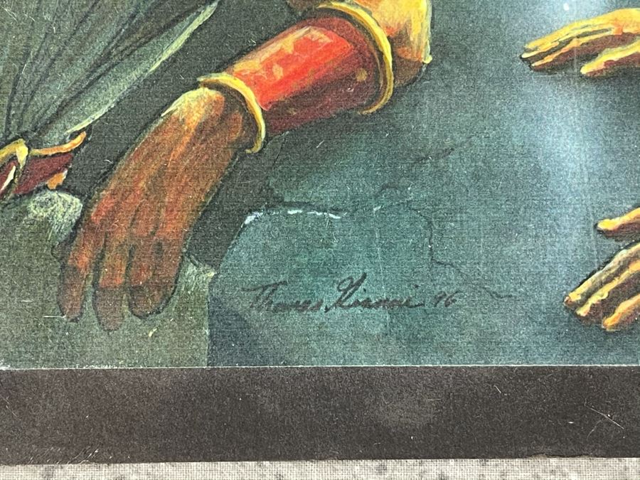 Magic The Gathering Hand Signed Prints Of Cards: Game Of Chaos Card And Fledgling Djinn Card # 121 - Owner Acquired Autographs Working Comic-Con Over 10 Years 17.75W X 24' [Photo 13]