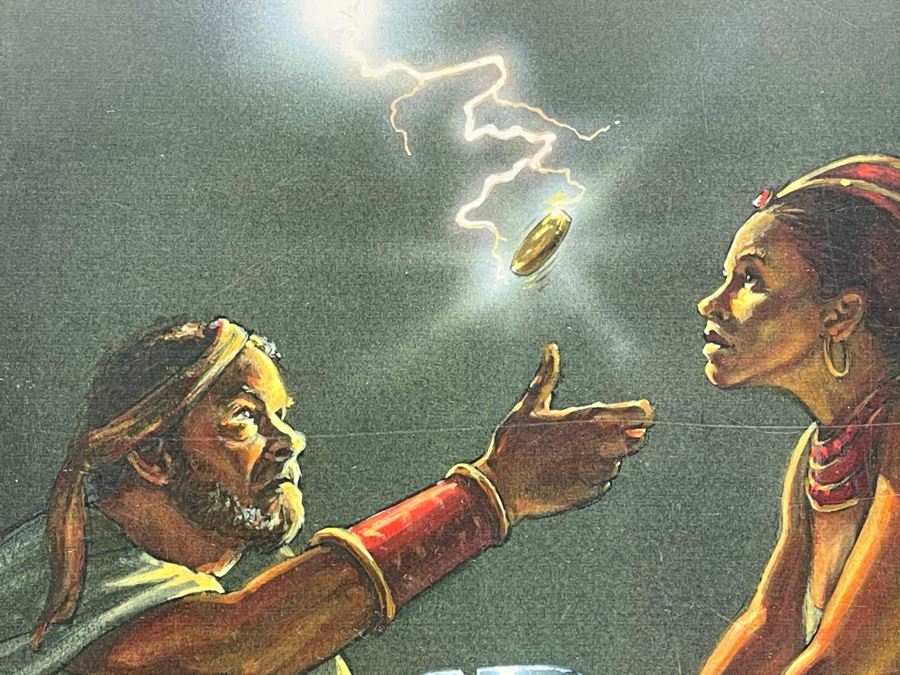 Magic The Gathering Hand Signed Prints Of Cards: Game Of Chaos Card And Fledgling Djinn Card # 121 - Owner Acquired Autographs Working Comic-Con Over 10 Years 17.75W X 24' [Photo 9]