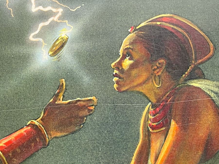 Magic The Gathering Hand Signed Prints Of Cards: Game Of Chaos Card And Fledgling Djinn Card # 121 - Owner Acquired Autographs Working Comic-Con Over 10 Years 17.75W X 24' [Photo 11]