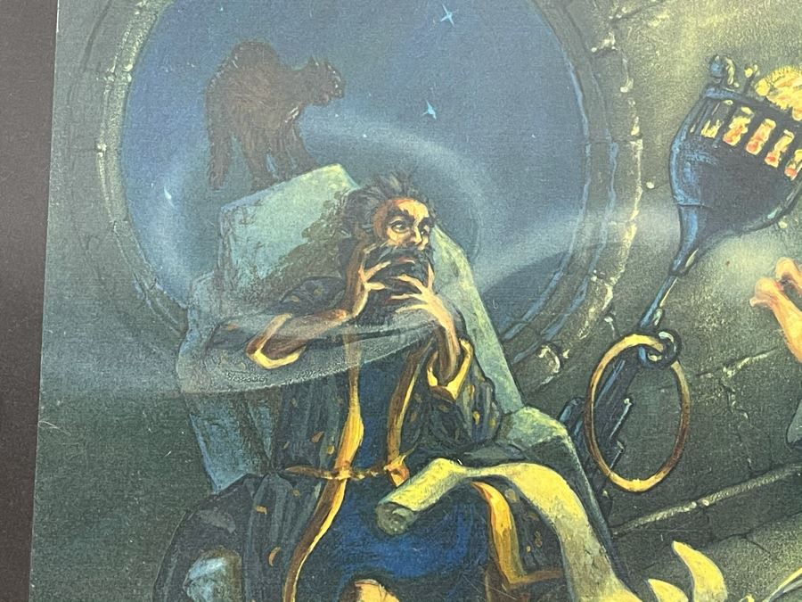 Magic The Gathering Hand Signed Prints Of Cards: Game Of Chaos Card And Fledgling Djinn Card # 121 - Owner Acquired Autographs Working Comic-Con Over 10 Years 17.75W X 24' [Photo 6]