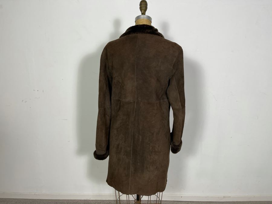 Vintage Sinclair Full-Length Leather Jacket Owned By From Former Miss America Beauty Pageant Contestant Size 38 [Photo 5]