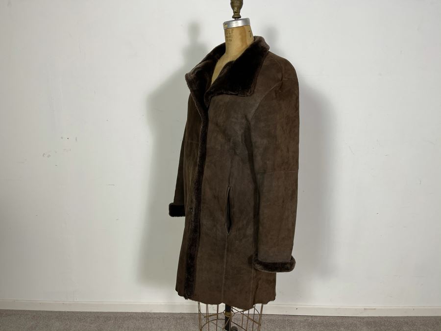 Vintage Sinclair Full-Length Leather Jacket Owned By From Former Miss America Beauty Pageant Contestant Size 38 [Photo 6]