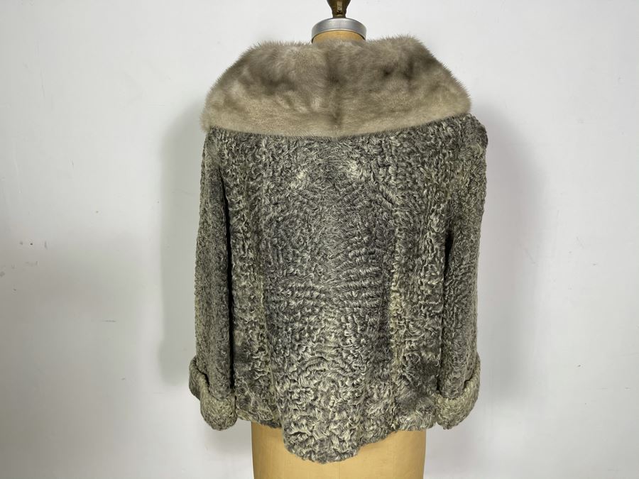 Vintage Fur Jacket Owned By From Former Miss America Beauty Pageant Contestant Size S [Photo 4]
