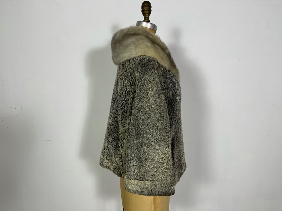 Vintage Fur Jacket Owned By From Former Miss America Beauty Pageant Contestant Size S [Photo 3]