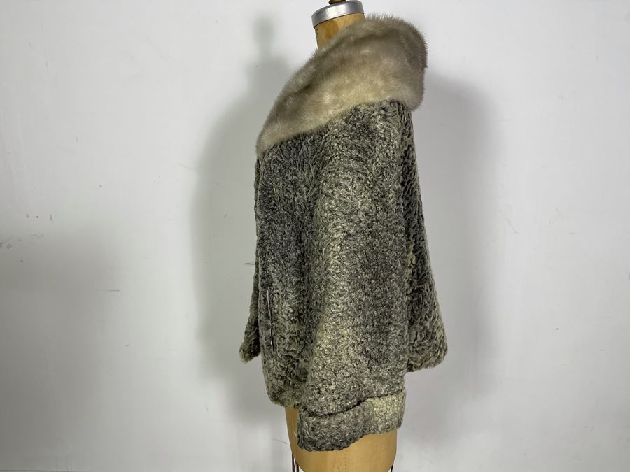Vintage Fur Jacket Owned By From Former Miss America Beauty Pageant Contestant Size S [Photo 5]