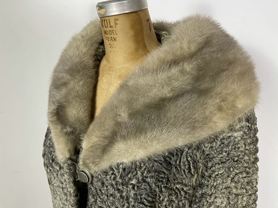 Vintage Fur Jacket Owned By From Former Miss America Beauty Pageant Contestant Size S [Photo 7]