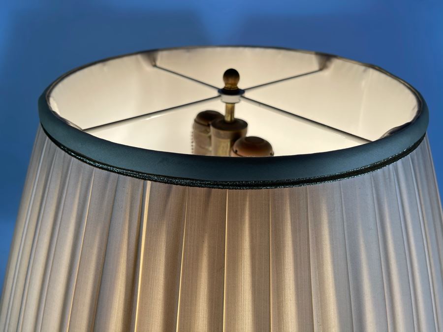 Stunning High-End Carved Wooden Floor Lamp 23K Gold Gilded Owned By Former Miss Oregon 67'H (Client Paid $5,000 For Lamp) [Photo 10]