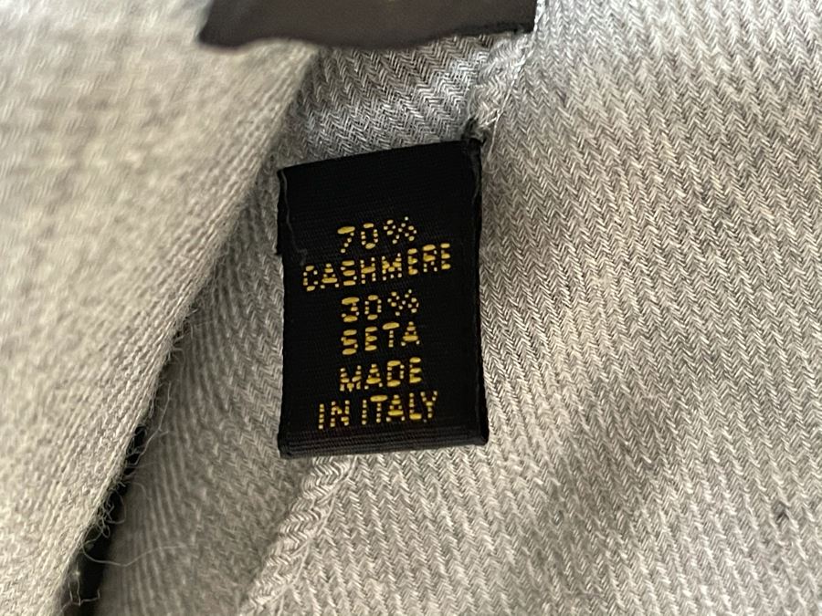 High-End Luxury Loro Piana Cashmere Italian Scarf Owned By Former Miss Oregon 78 X 28 [Photo 8]