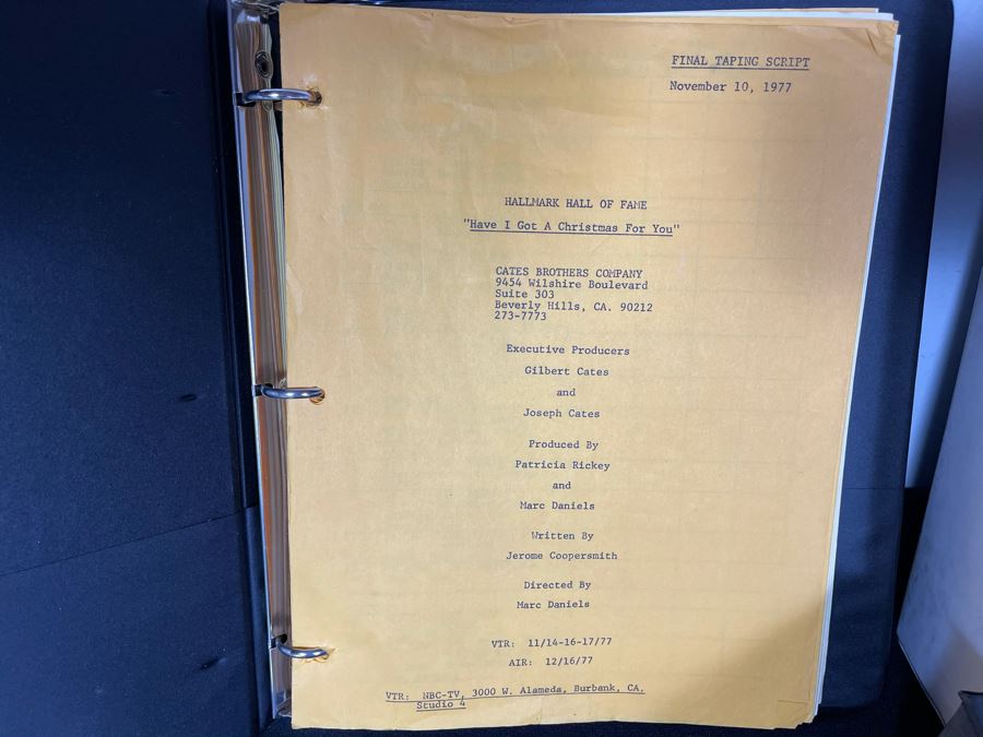 Huge Collection Of Various NBC TV Scripts Including Miss USA, Who Shrunk Saturday Morning, NBC Affiliates Show, Circus Of The Stars And More (See Photos) [Photo 9]
