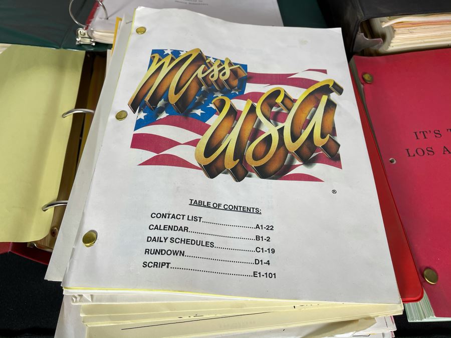 Huge Collection Of Various NBC TV Scripts Including Miss USA, Who Shrunk Saturday Morning, NBC Affiliates Show, Circus Of The Stars And More (See Photos) [Photo 8]