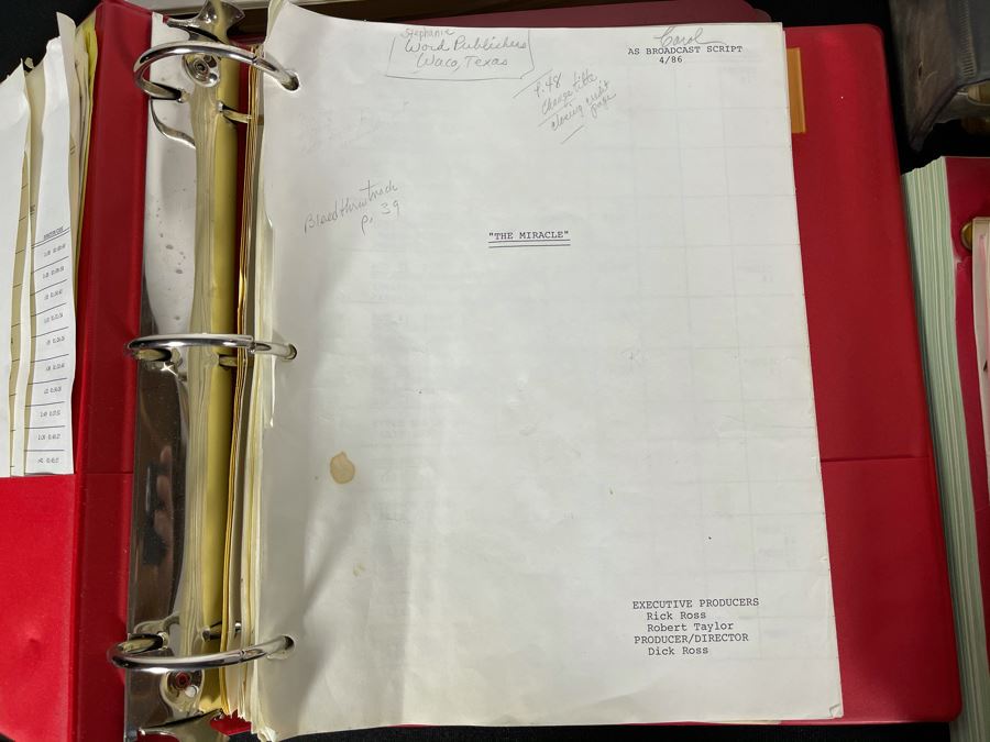 Huge Collection Of Various NBC TV Scripts Including Miss USA, Who Shrunk Saturday Morning, NBC Affiliates Show, Circus Of The Stars And More (See Photos) [Photo 14]