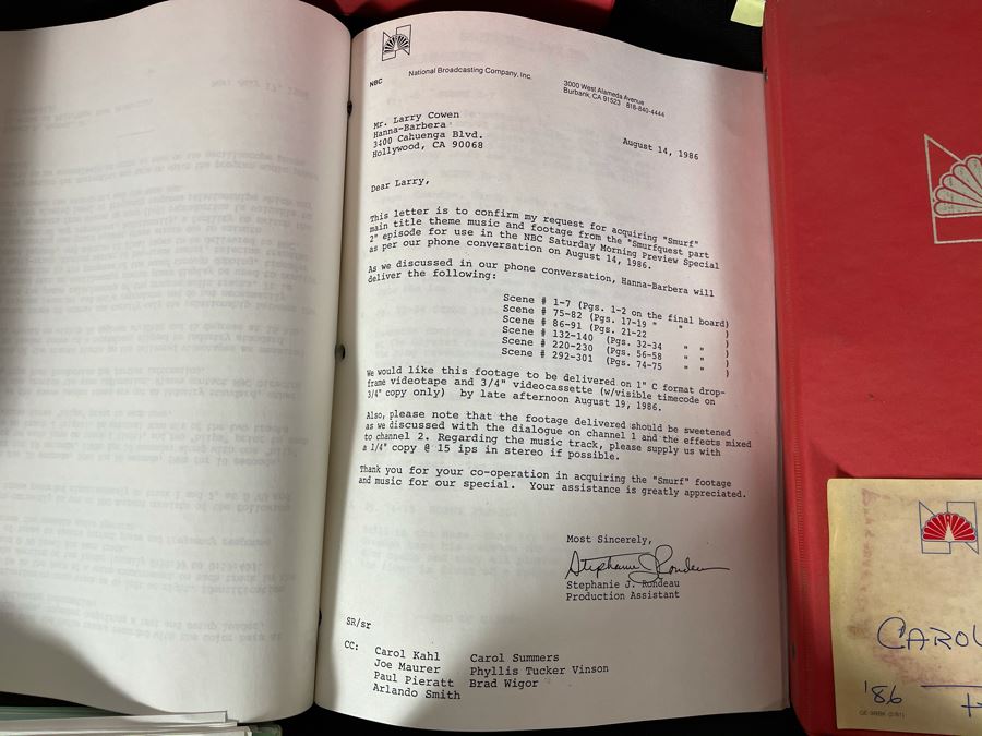 Huge Collection Of Various NBC TV Scripts Including Miss USA, Who Shrunk Saturday Morning, NBC Affiliates Show, Circus Of The Stars And More (See Photos) [Photo 4]
