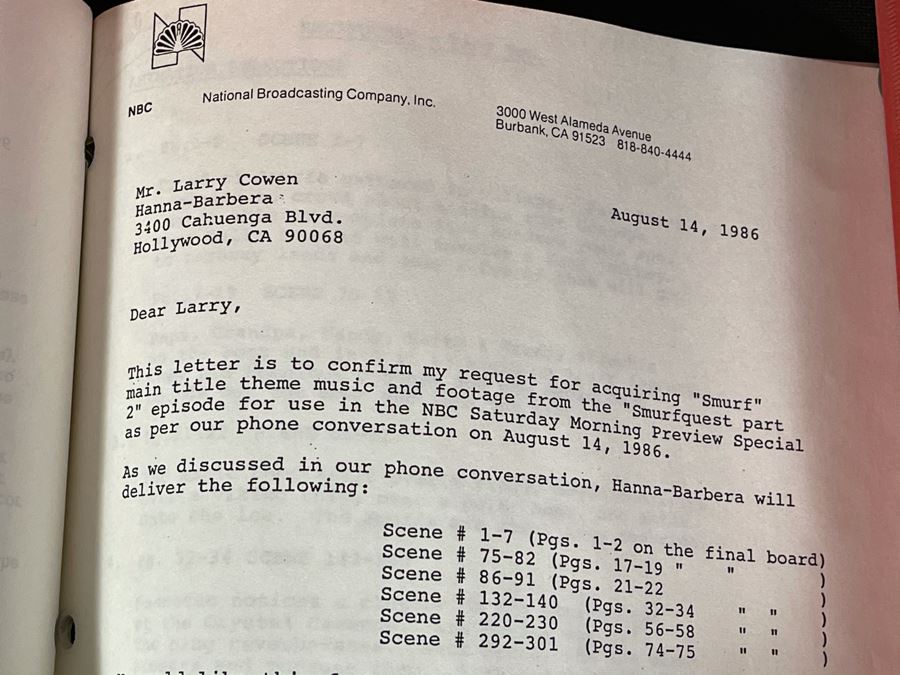 Huge Collection Of Various NBC TV Scripts Including Miss USA, Who Shrunk Saturday Morning, NBC Affiliates Show, Circus Of The Stars And More (See Photos) [Photo 5]