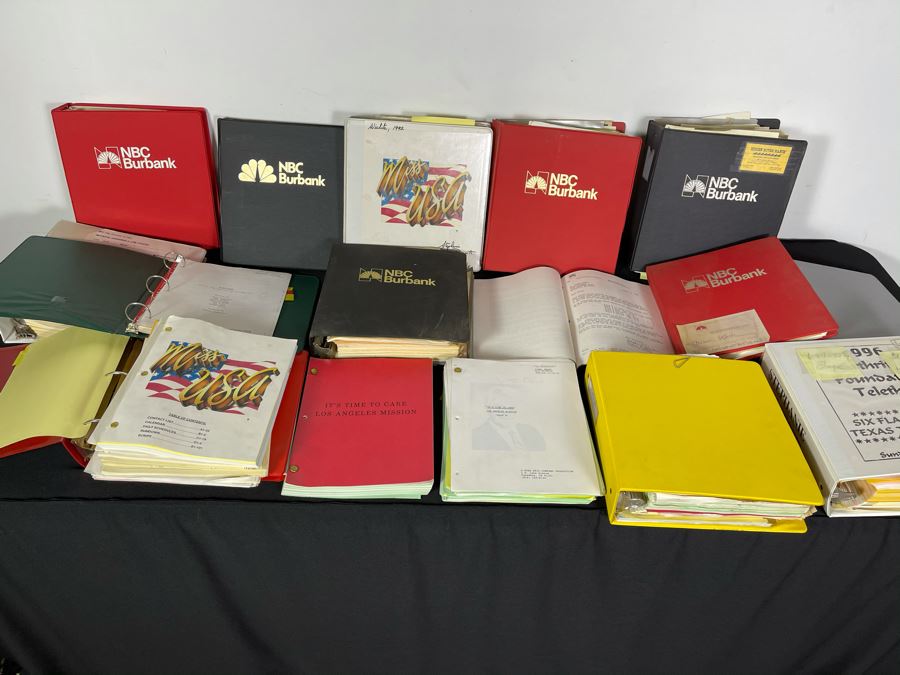 Huge Collection Of Various NBC TV Scripts Including Miss USA, Who Shrunk Saturday Morning, NBC Affiliates Show, Circus Of The Stars And More (See Photos) [Photo 2]