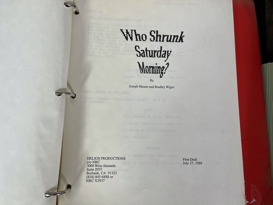 Huge Collection Of Various NBC TV Scripts Including Miss USA, Who Shrunk Saturday Morning, NBC Affiliates Show, Circus Of The Stars And More (See Photos) [Photo 10]