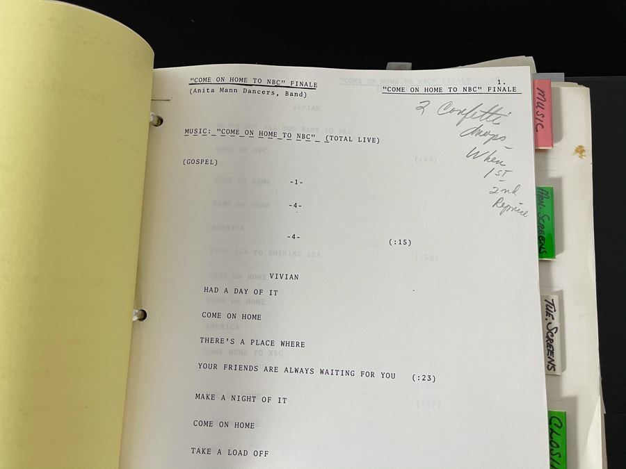 Huge Collection Of Various NBC TV Scripts Including Miss USA, Who Shrunk Saturday Morning, NBC Affiliates Show, Circus Of The Stars And More (See Photos) [Photo 21]