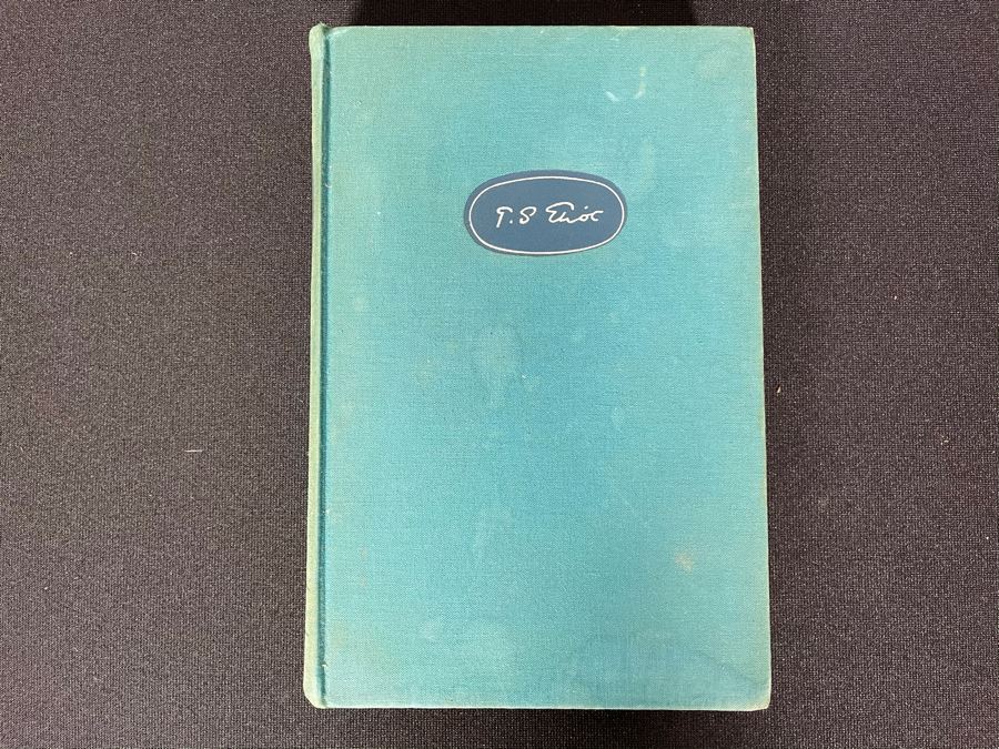 1952 Book T.S. Eliot The Complete Poems And Plays 1909-1950