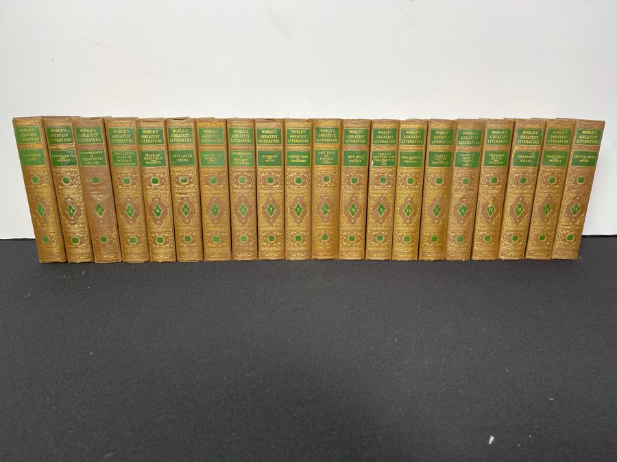 Vintage 1936 Set Of Books World's Greatest Literature By The Spencer Press
