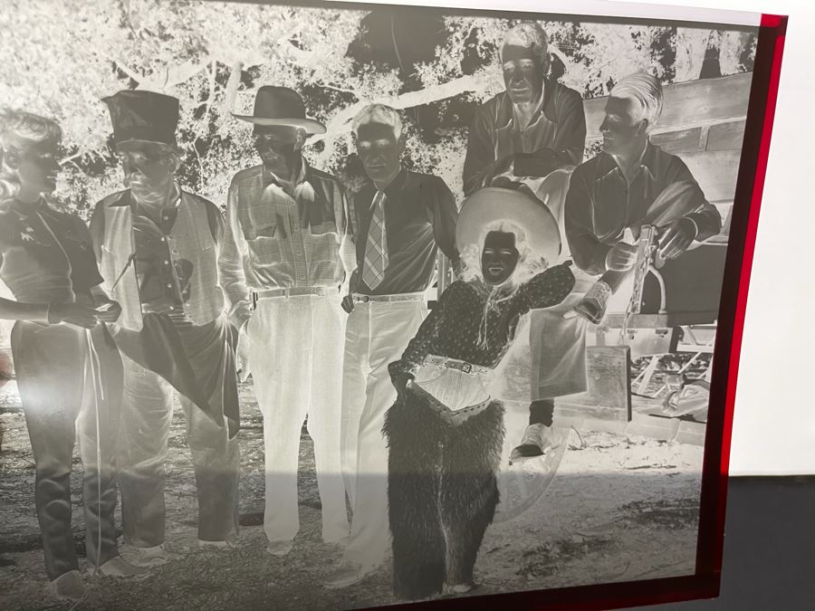 Actress Carole Mathews Old Hollywood B&W Photographs From Movie Set With Original Large Negative 8.5 X 11 [Photo 4]